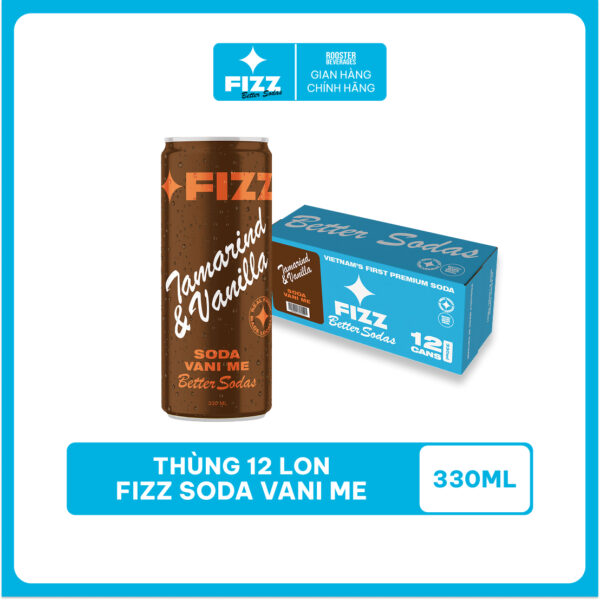 FIZZ SODA VANI ME - THÙNG 12 LON